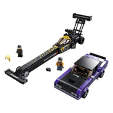 LEGO Speed Champions Mopar Dodge SRT Top Fuel Dragster & 1970 Dodge Challenger Building Kit for Ages 8+